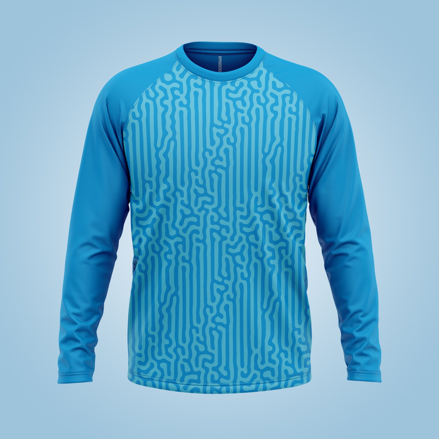 Hyparocks Sky Graphic Printed Full Sleeve Active T-Shirt