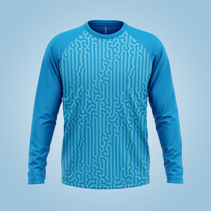 Hyparocks Sky Graphic Printed Full Sleeve Active T-Shirt