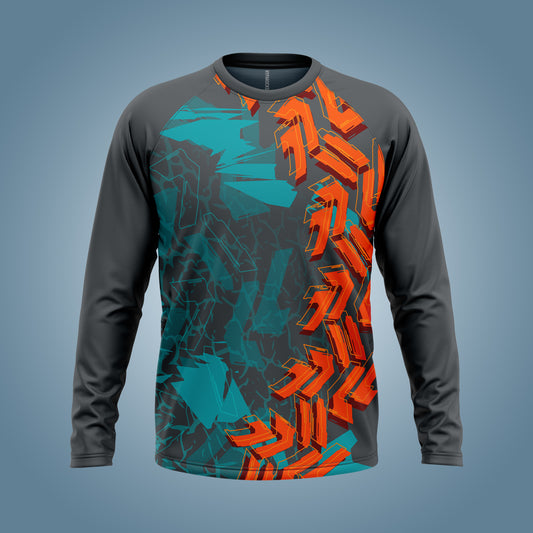 Multi Colour Printed Super Dry T-Shirt for Riders