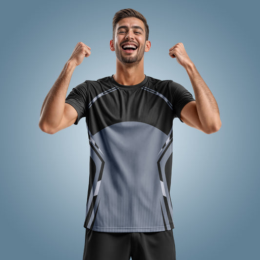 Hyparocks Round Neck Half Sleeve Active T-Shirt