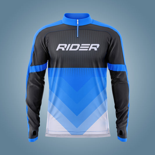 Dual Colour Pattern Super Active T-Shirt for Riders