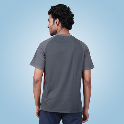 Stylist Round Neck Half Sleeve Dry-fit T-Shirt