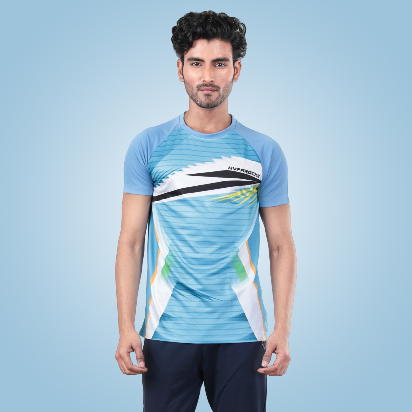 Hyparocks Sky Graphic Printed Active T-Shirt