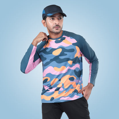 Hyparocks Camouflage Printed Dry Fit Full Sleeve Jersey