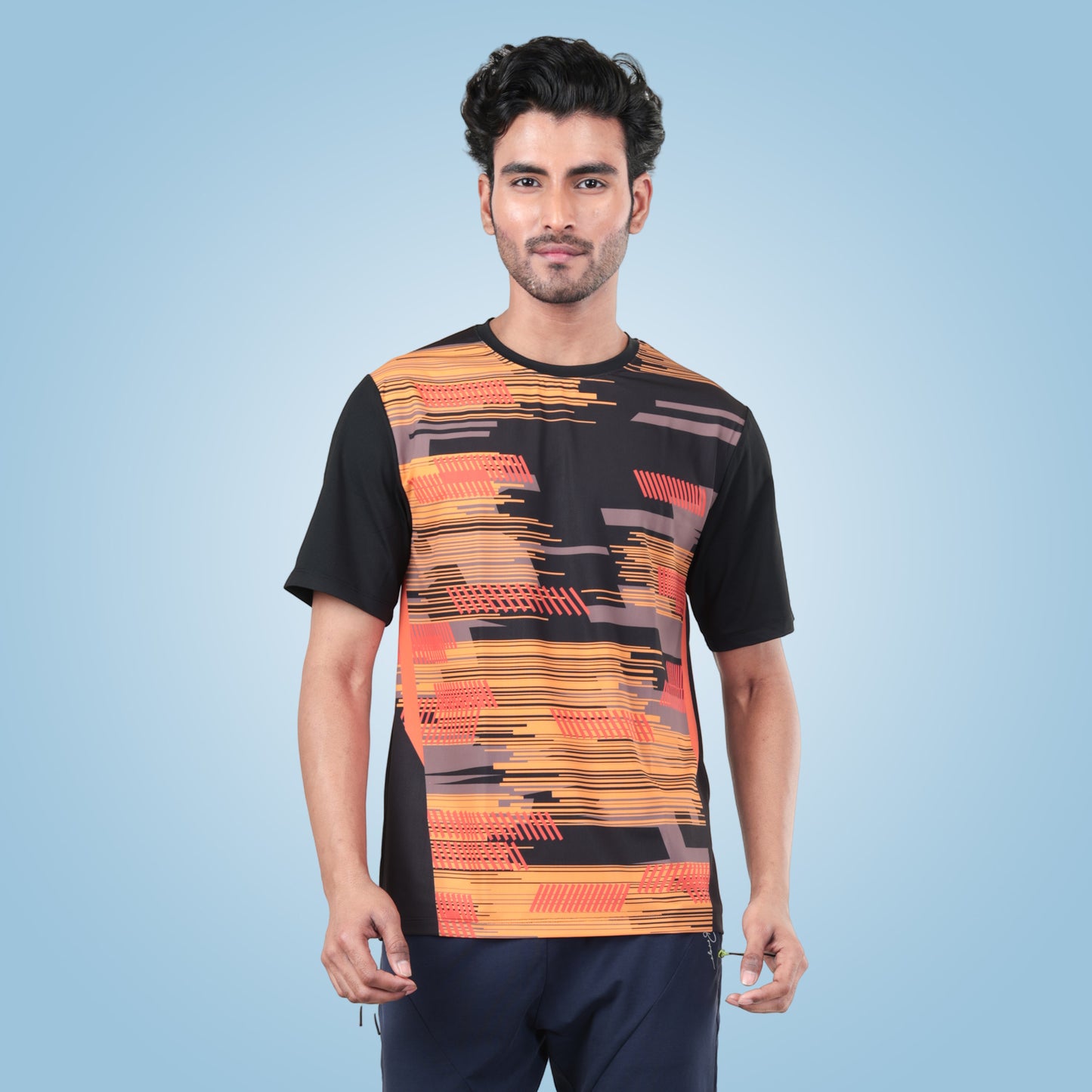 Hyparocks Half Sleeve Dry-fit Round Neck T-Shirt