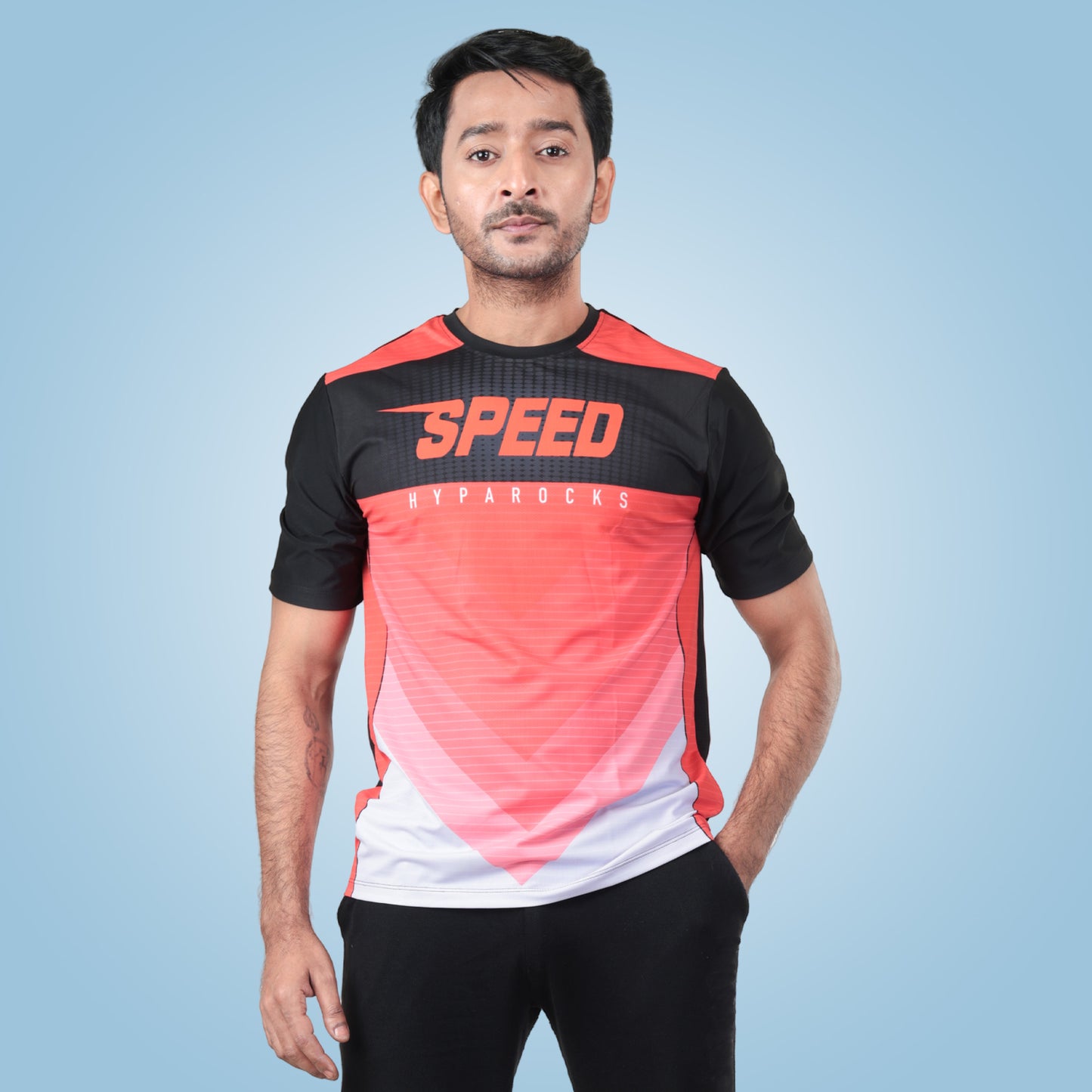 Hyparocks Speed Graphic Printed Dry Fit T-Shirt