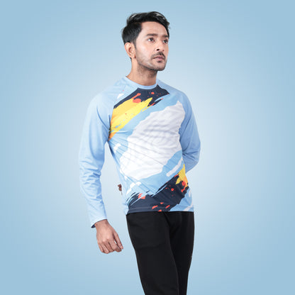 Ultra Dry Graphic Printed Full Sleeve T-Shirt