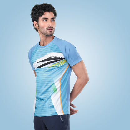 Hyparocks Sky Graphic Printed Active T-Shirt