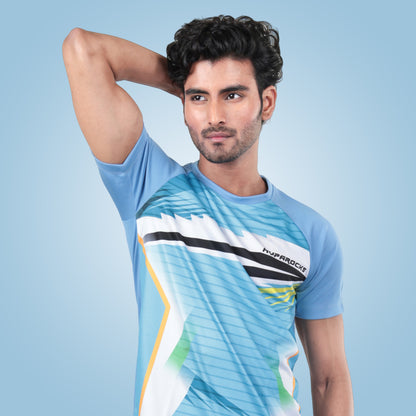 Hyparocks Sky Graphic Printed Active T-Shirt